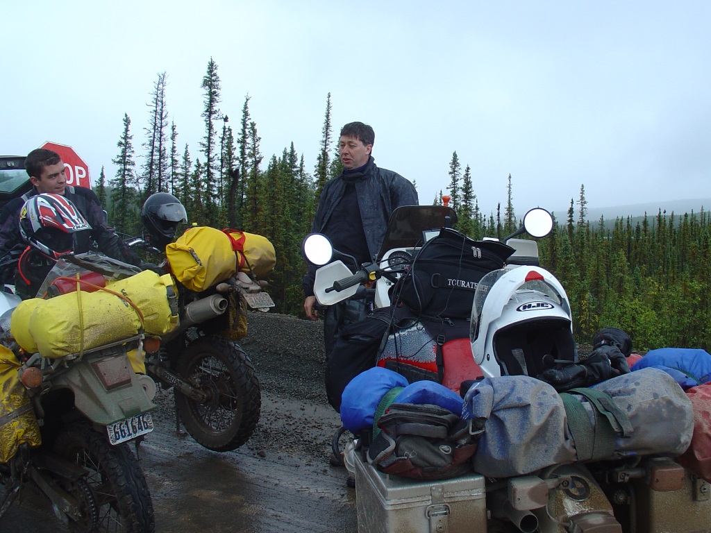 Wet day on the Dalton Highway Alaska