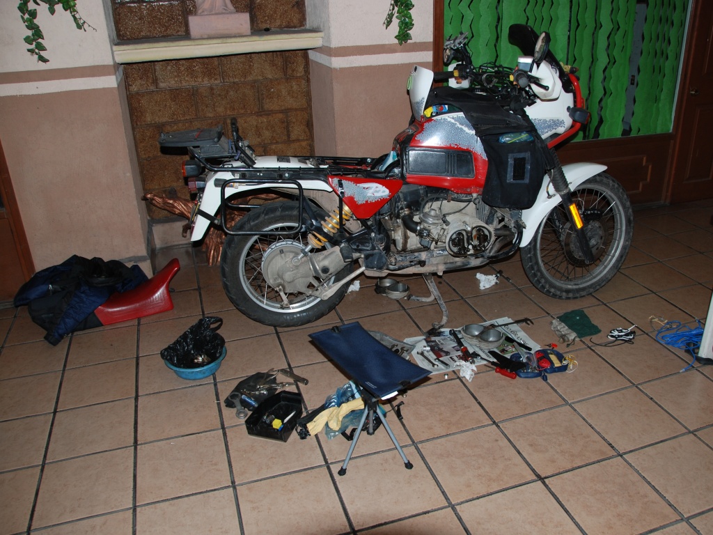 Bike repair, Zacatecas Mexico
